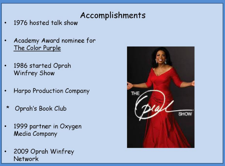 Oprah Winfrey Biography