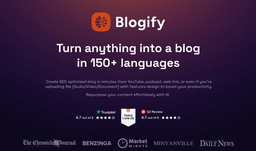 Blogify Review Lifetime Deal In Appsumo